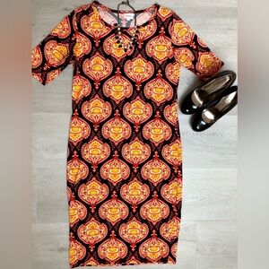 🧡LuLaRoe Julia Dress Size Medium
